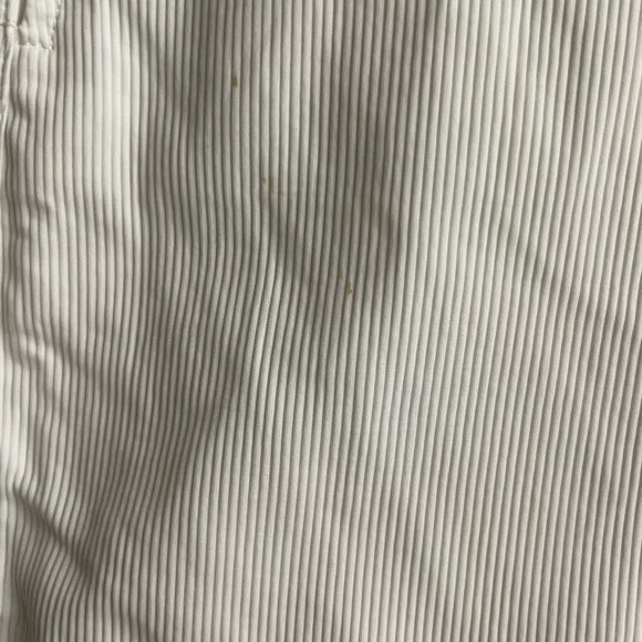 Calvin Klein Collection White Ribbed Pants - Picture 8 of 10